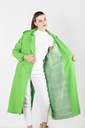 Green Hooded Trench Coat